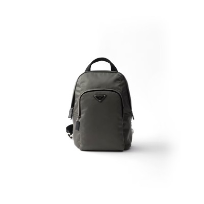 PRADA RE-NYLON AND SAFFIANO LEATHER BACKPACK 2VZ116 (27*20*8cm) 